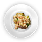 Baked Potato With Prawn Marie Rose 