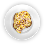 Baked Potato With Tuna Mayo & Salad 